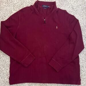 Polo Ralph Lauren 1/4 Zip Burgundy